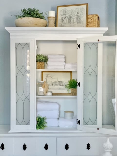 Fall Nesting and a Cabinet in Antique White & Dark Wax