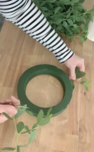 adding greenery to the ring