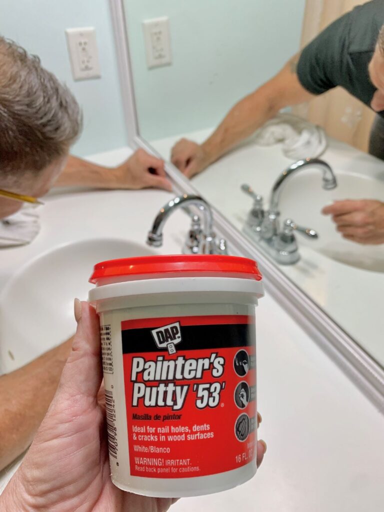 Painter putty container.