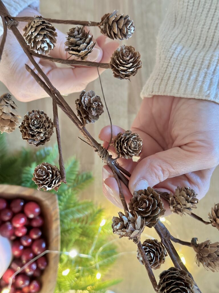 the wire wrapping around the stems. 