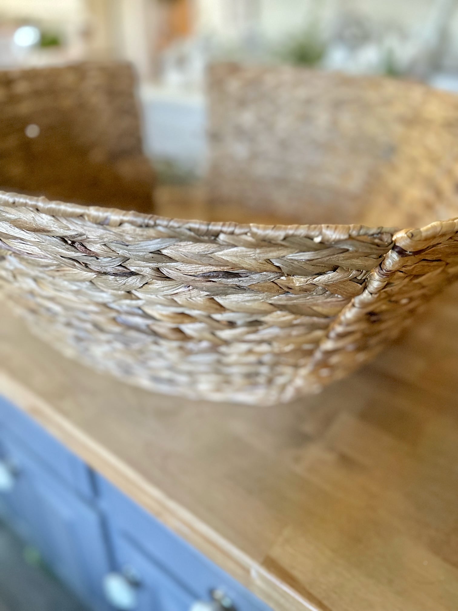 The tree collar turned upside down.