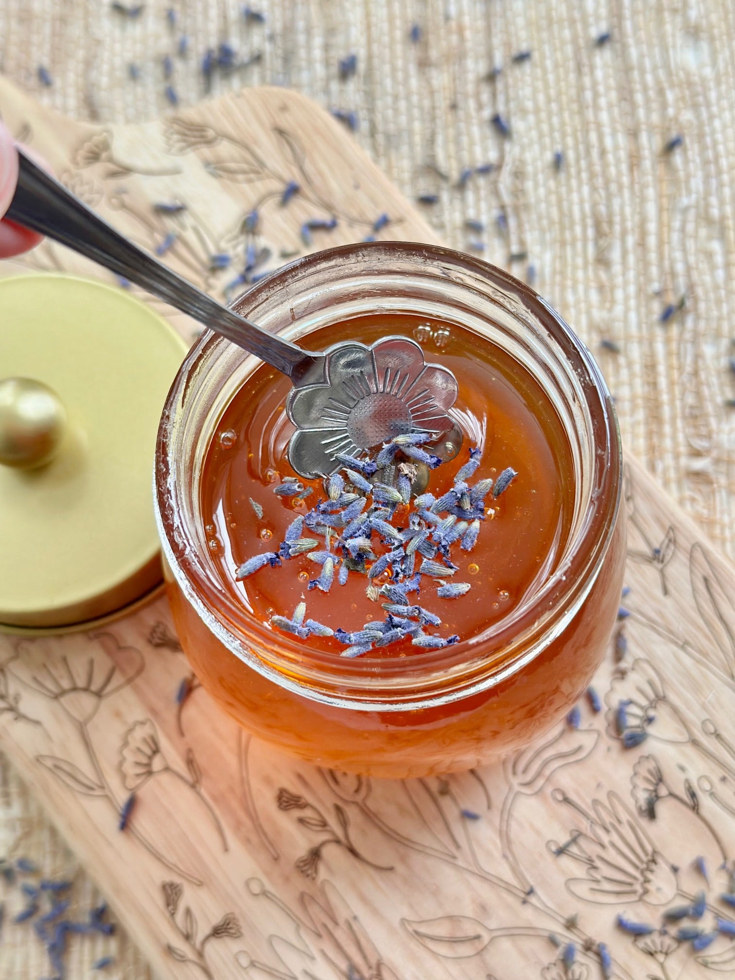 honey with lavender. 