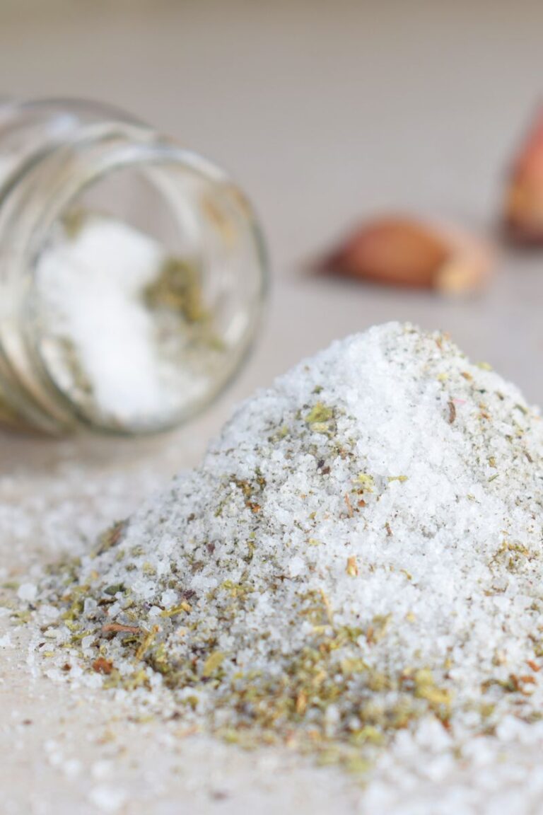 How to Make Herbal Salt with Fresh Garden Herbs - Celebrated Nest