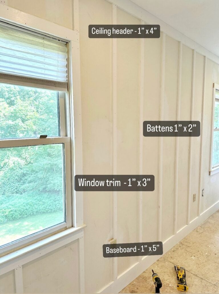 DIY Full Wall Board and Batten Wall for a High-End Look - Celebrated Nest