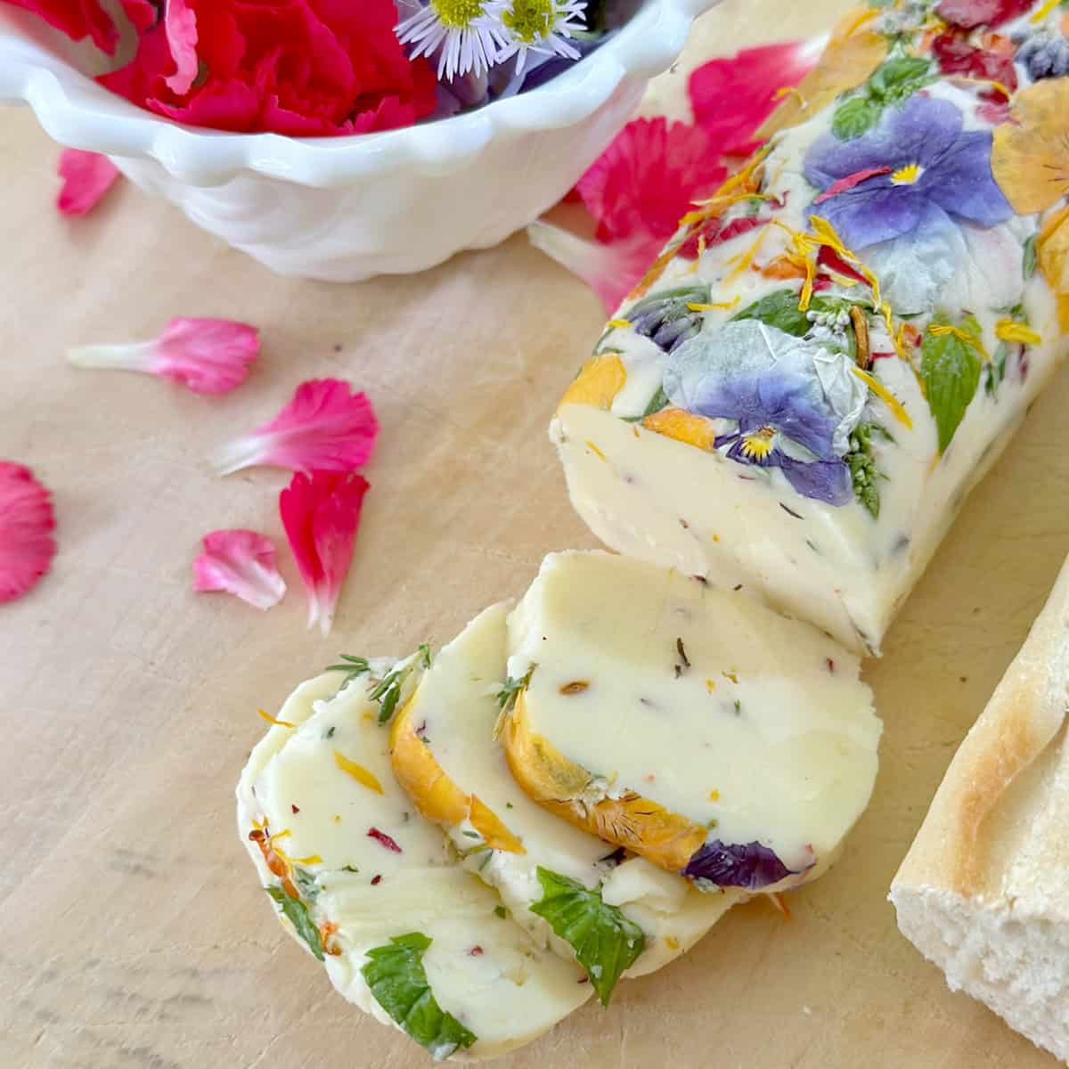Easy Homemade Blossom-Infused Herb Butter from Your Garden