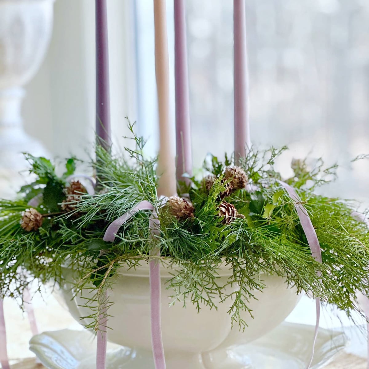 DIY Advent Wreath: A Beautiful Centerpiece with Candles and Greenery