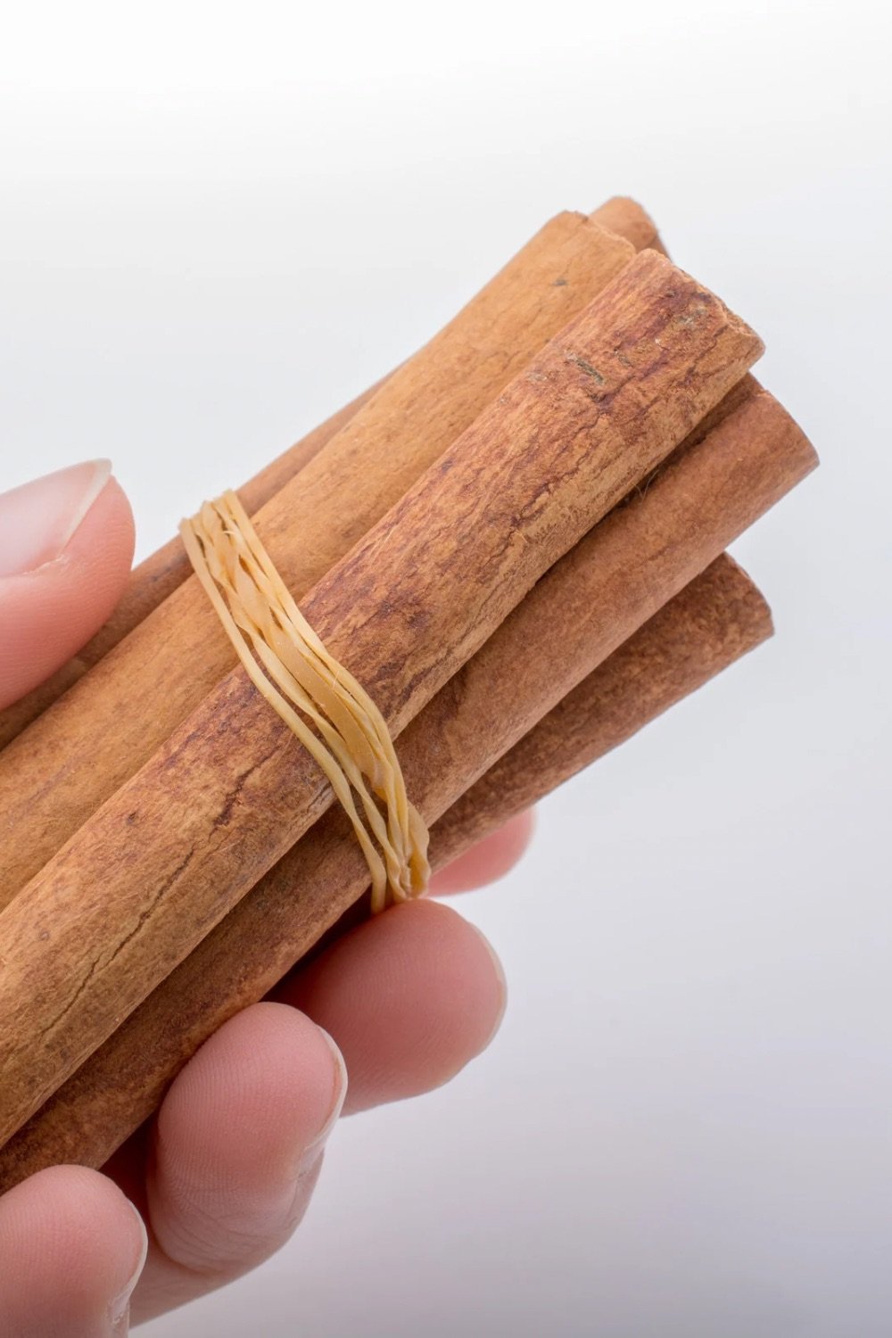 A bundle of cinnamon sticks. 