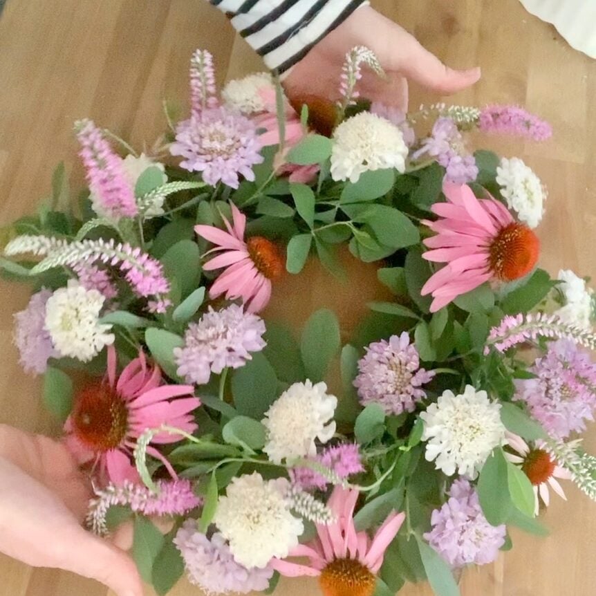 semi - finished candle ring.