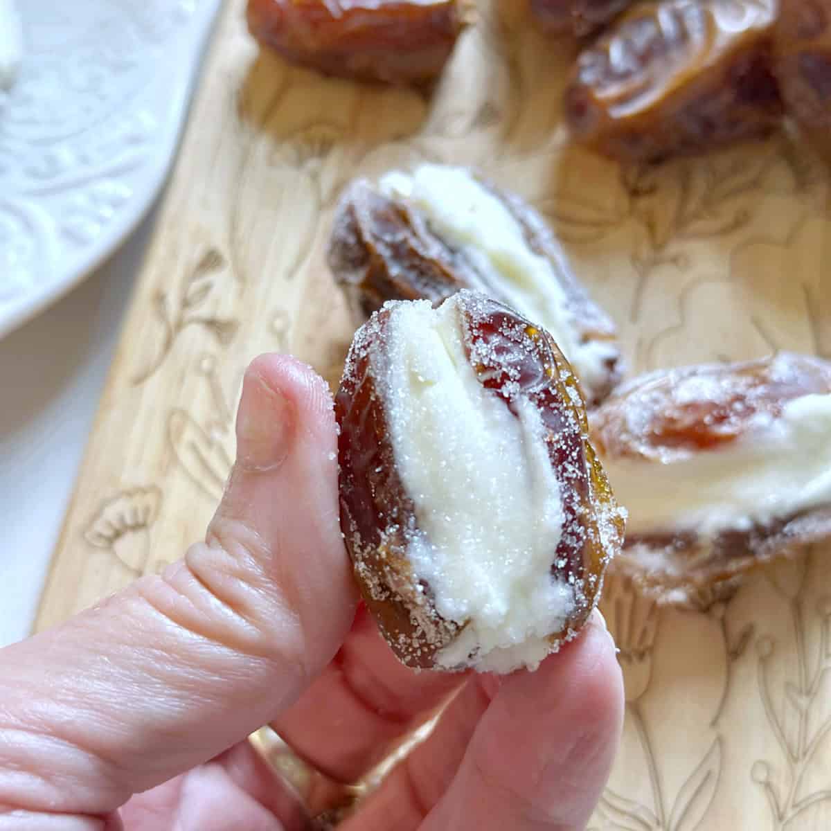 Stuffed Dates with Cream Cheese (Our Family-Favorite Holiday Appetizer)