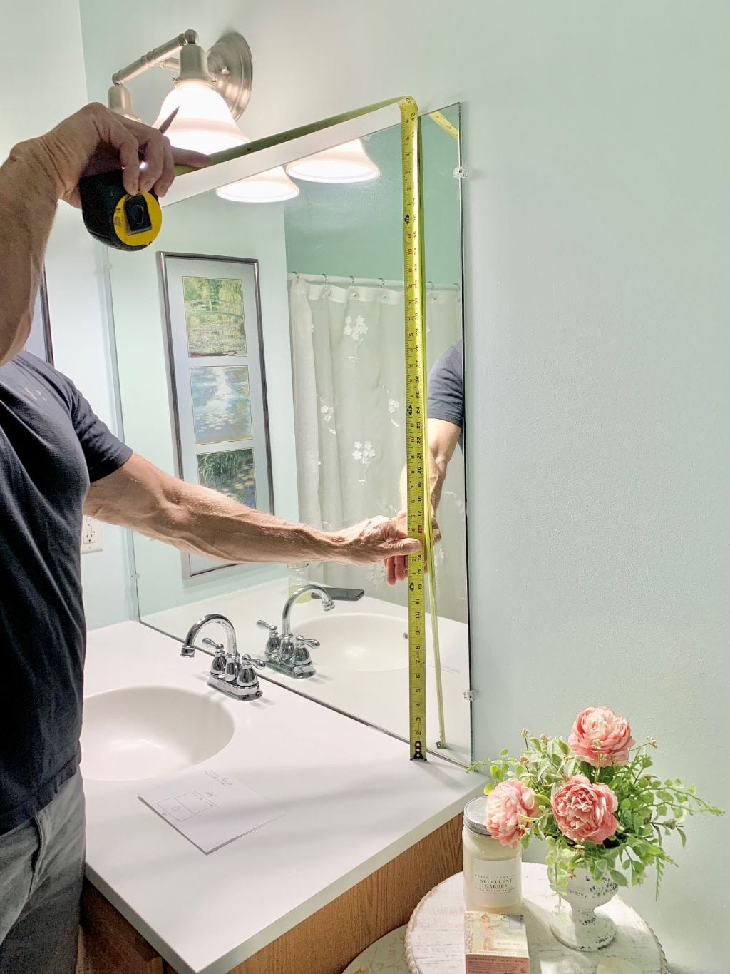 Taking proper measurements before starting. 