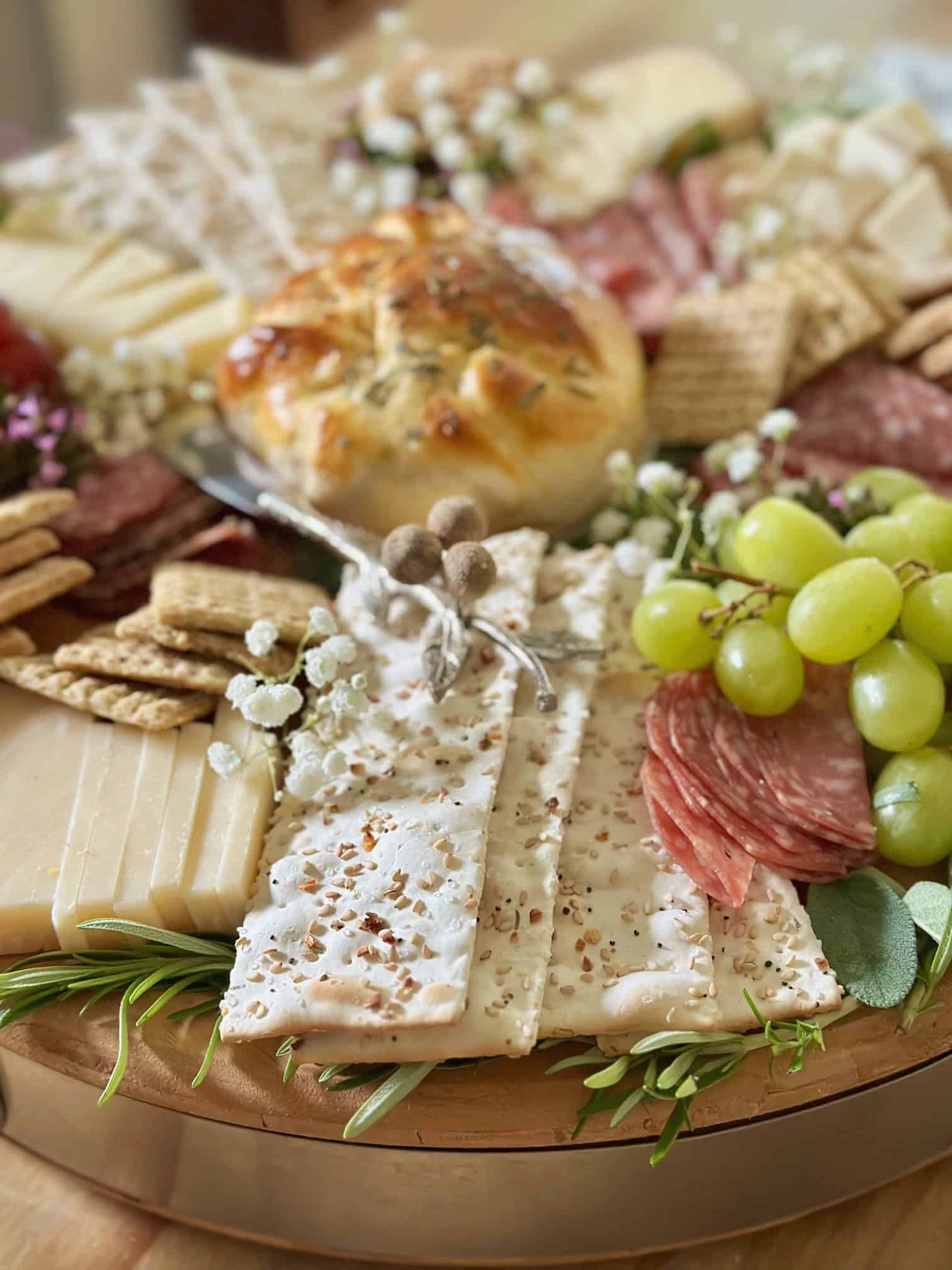 A full Charcuterie board. 