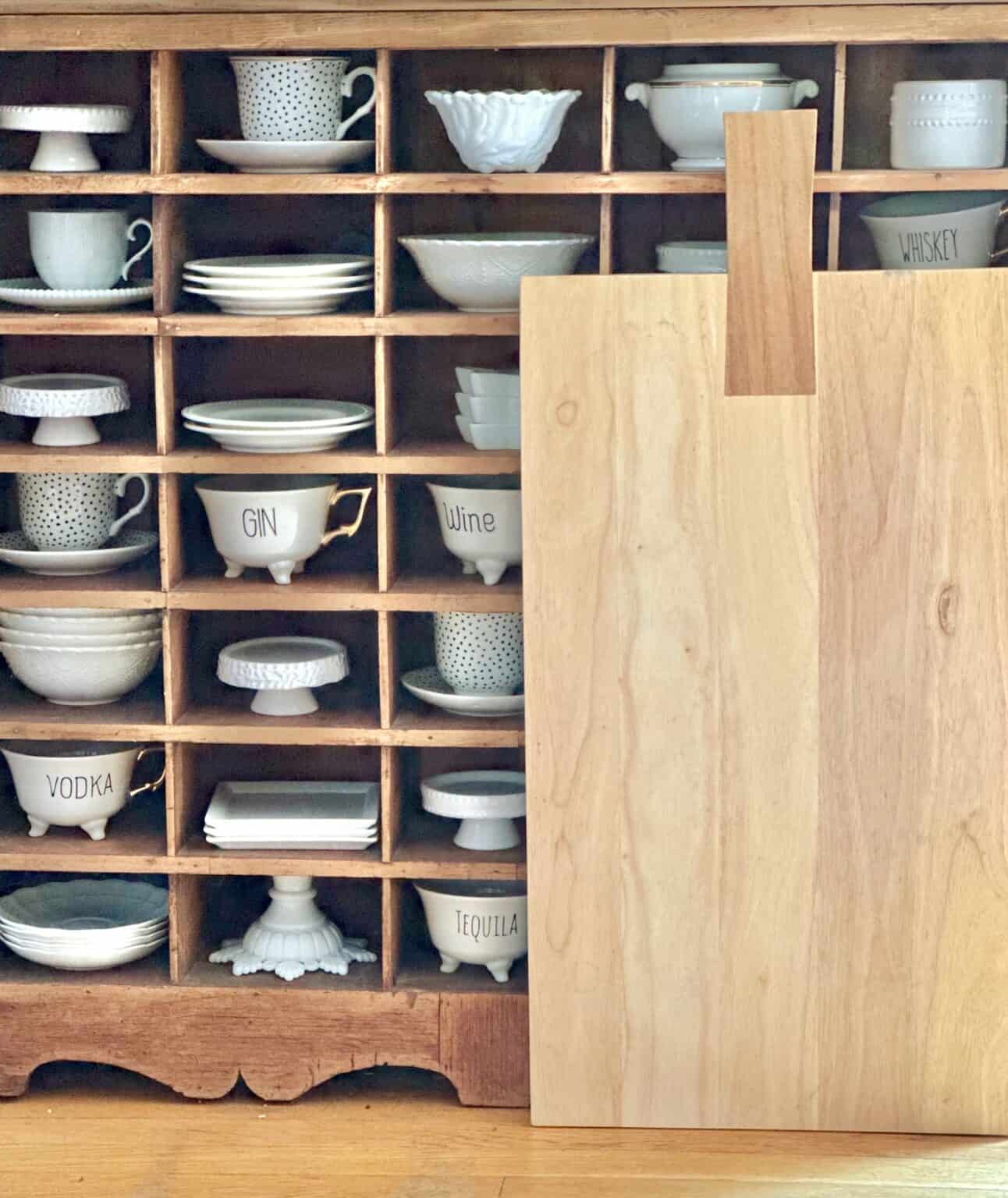 A very large paddle board for charcuterie.