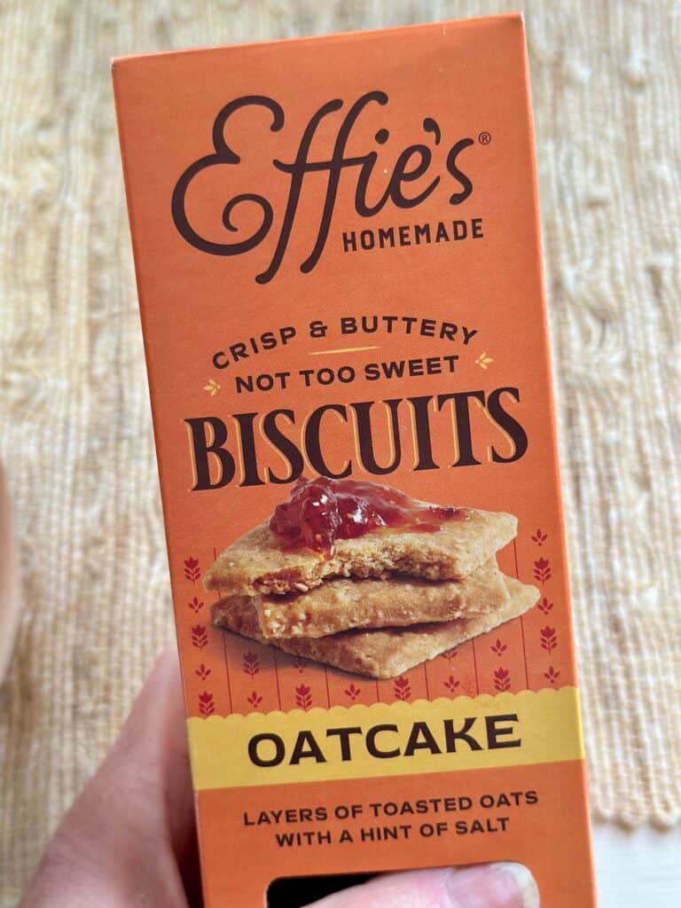 Effie's homemade biscuits box. 