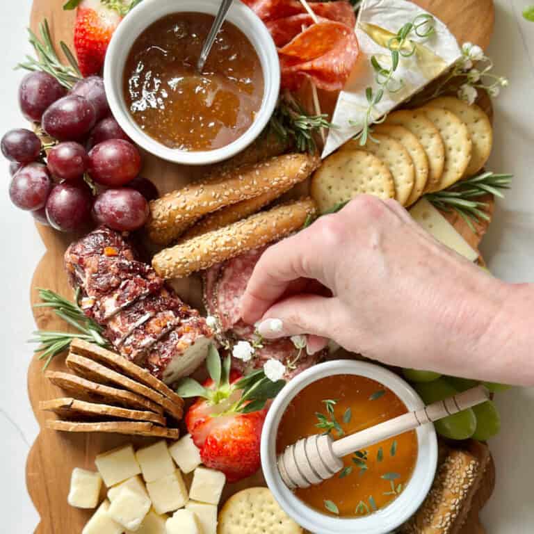 How to build a charcuterie board step-by-step.