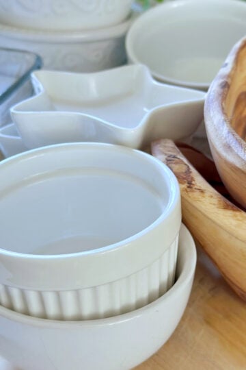 Small bowls for charcuterie boards.
